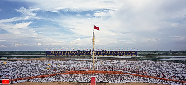 พิธีตอกเสาเข็มต้นสุดท้าย พ.ศ.๒๕๓๙